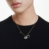 Swar*vski - Symbolica pendant evil eye, Blue, Gold-tone plated - 5692178